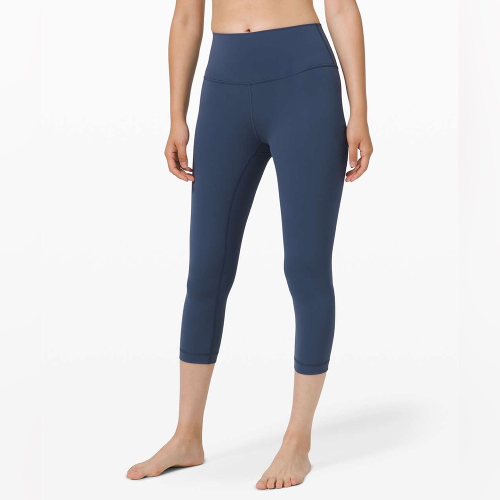 Lululemon Wunder Under High-RIse Crop 21” Full-On Luxtreme iron blue